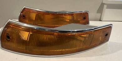 SWB turn signals with original Bosch US lenses and German chrome.
