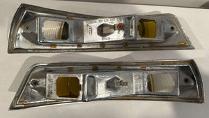 SWB turn signals pair with corrosion-free solid edges and vintage design.