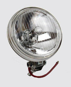 Through-the-Grille driving light assembly for LWB 1969-1973 Porsche 911, featuring Hella 5-rivet design with H3 halogen bulb.