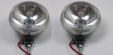 Through-the-Grille driving light assemblies for 1969-1973 LWB Porsche 911.