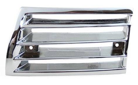 LWB (1969-1973) metal horn grille in chrome finish.