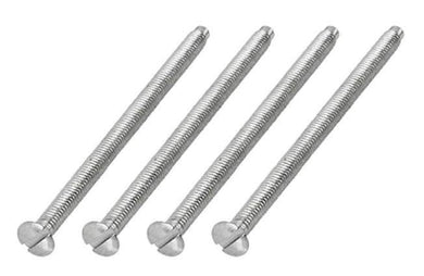 Slotted headlight adjusting screws for 56-65 Porsche 356 and SWB 64-68 Porsche 911 headlights, set of five silver screws