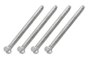 Slotted headlight adjusting screws for 56-65 Porsche 356 and SWB 64-68 Porsche 911 headlights, set of five silver screws
