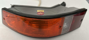 Premium taillight for Porsche F/G-Series, featuring an amber and clear lens with high-quality aluminum housing.