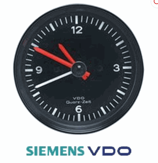 OEM VDO Quartz Clock for 1974-1989 Porsche models.