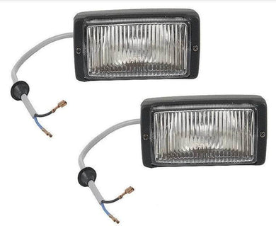 Premium G-Series fog light kit with wiring harness and black housings.