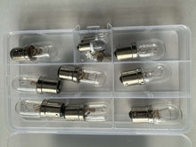 Load image into Gallery viewer, AC High Performance Incandescent Signal Bulb Kit with corrosion-resistant bases and 45% brightness increase.