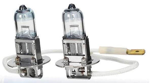Osram Night Breaker Plus H3 Hi-Performance Halogen Bulbs - Pair showing enhanced visibility and design.