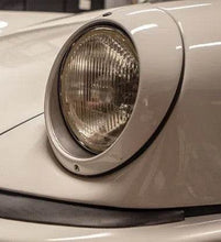 Load image into Gallery viewer, Sugar Scoop Headlights on classic car with modern Hella H4 halogen insert.