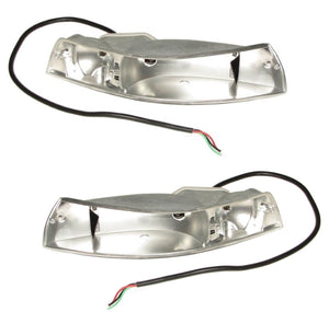 AC Porsche LWB Turn Signal Assemblies (1969-1973) with wiring harnesses, high quality craftsmanship.