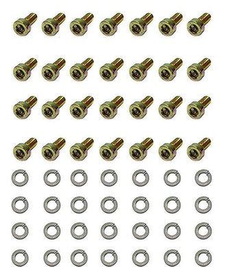 Porsche 911 seat rail bolt kit for 1965-1973, complete fasteners set.