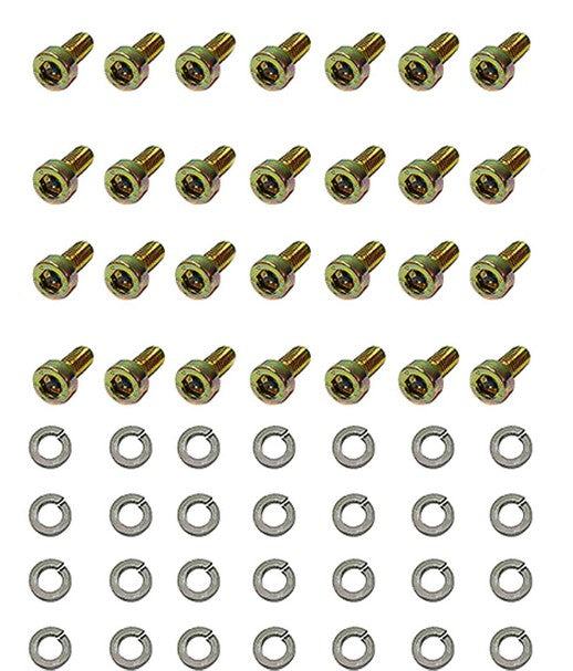 Porsche 911 seat rail bolt kit for 1965-1973, complete fasteners set.