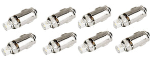 AC High Performance Incandescent Signal Bulb Kit, pack of eight bulbs.