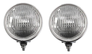 LWB Porsche 911's TTG fog lights with clear lenses, 1965-1973 model upgrade.