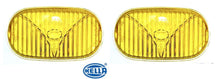 Load image into Gallery viewer, Classic yellow fog lights for Porsche models (1960-1968), featuring Hella design.