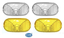 Load image into Gallery viewer, Hella 128 Fog Light Lenses (1960-1968) - Pair - Audette Collection ~ Porsche Lighting Restoration &amp; BEST-IN-CLASS Porsche Parts