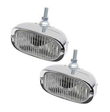 Load image into Gallery viewer, 128 Fog Light Set for Porsche 1960-1968 models with chrome finish.