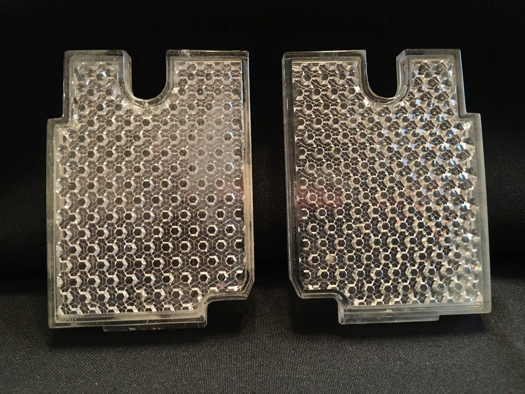 911/912 Front Turn Signal Reflectors, Original & Reproduction - Audette Collection ~ Porsche Lighting Restoration & BEST-IN-CLASS Porsche Parts
