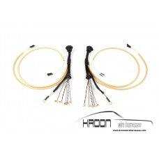 Porsche 911/912 F-Series tail light restoration service with wiring harness.