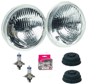 Hella Sugar Scoop H4 Conversion Kit - Pair - Audette Collection ~ Porsche Lighting Restoration & BEST-IN-CLASS Porsche Parts