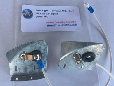 LWB Turn Signal U.S. to Euro Conversion Kit with mounting components and wiring.
