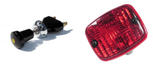 Hella Rear Fog Light G-Series (1974-1989) - Switch Included - Audette Collection ~ Porsche Lighting Restoration & BEST-IN-CLASS Porsche Parts