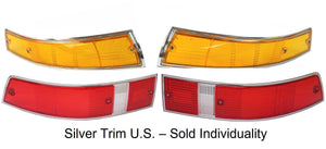EuroLens 1969-1973 (LWB) 911 Turn Signal & Tail Light Lenses - Audette Collection ~ Porsche Lighting Restoration & BEST-IN-CLASS Porsche Parts