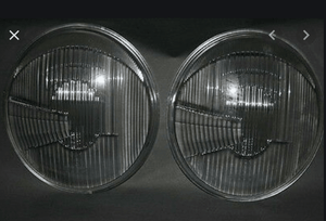 Bosch 4430 Porsche 356/911/912 Headlight Lens - Audette Collection ~ Porsche Lighting Restoration & BEST-IN-CLASS Porsche Parts