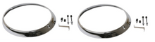 Load image into Gallery viewer, 7” H4 Headlight Trim Ring for Porsches - Audette Collection ~ Porsche Lighting Restoration &amp; BEST-IN-CLASS Porsche Parts