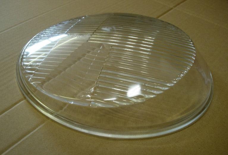 BOSCH H4 LHD Headlight Lens - Clear Top (1972-73) - Audette Collection ~ Porsche Lighting Restoration & BEST-IN-CLASS Porsche Parts