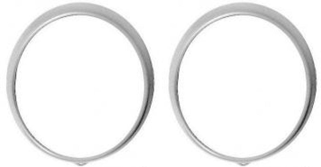 H4 External Primered Trim Rings - Pair, customizable finish.