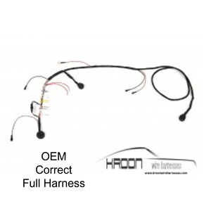 911 LWB Turn Signal Restoration Service - OEM Correct Full Harness