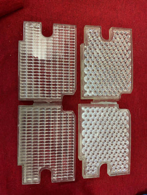 911/912 Front Turn Signal Reflectors, Original & Reproduction - Audette Collection ~ Porsche Lighting Restoration & BEST-IN-CLASS Porsche Parts